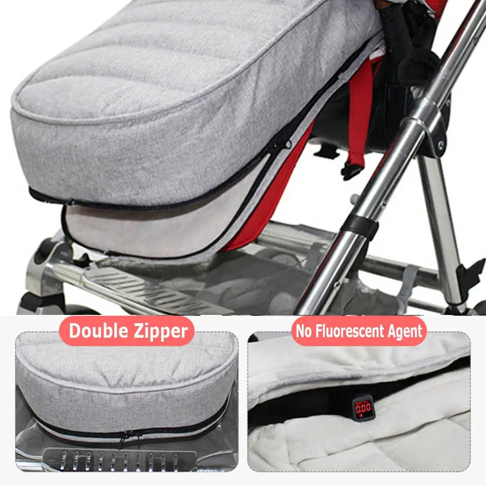 Waterproof Stroller Sleeping Bag with Anti-Slip Base