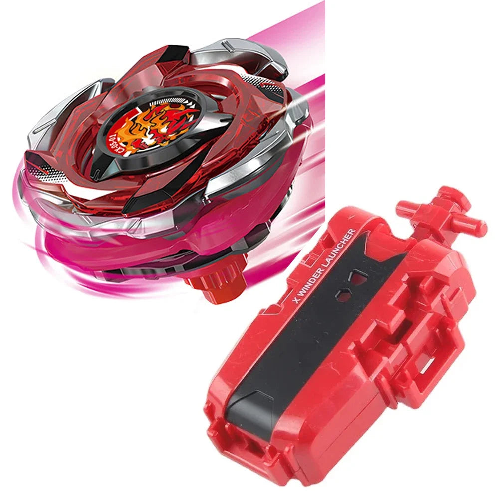 Metal Fusion Spinning Top Battle Set with Launcher