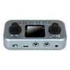 A gray IRIN KR-10 portable guitar and bass multi-effects processor with control buttons and input/output jacks.