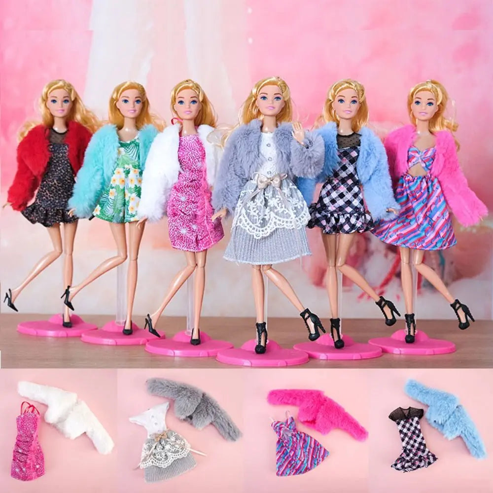 Cozy Winter Doll Outfit Set for 1/6 Scale Dolls