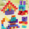 Transparent Magnetic Building Cubes – STEM Learning Construction Set for Kids