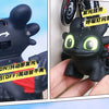 Movable-Wing Toothless & Light Fury Keychain Charm
