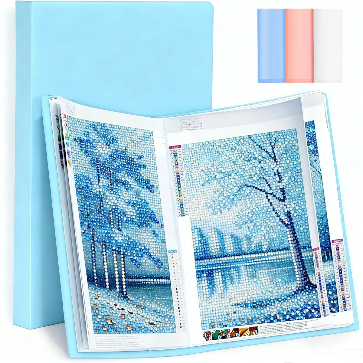 Diamond Painting Storage Book with Clear Pockets