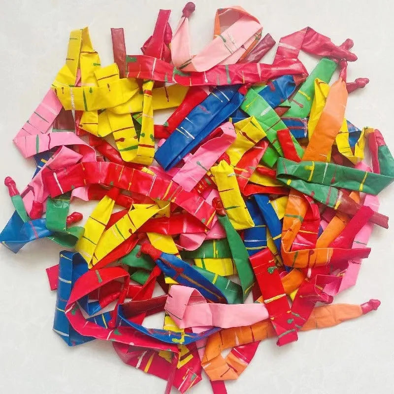 Colorful Rocket Balloons (100 Pack) – Flying Scream Party Balloons for Kids' Birthdays