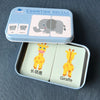 Montessori Wooden Animal Puzzle Set with Storage Box