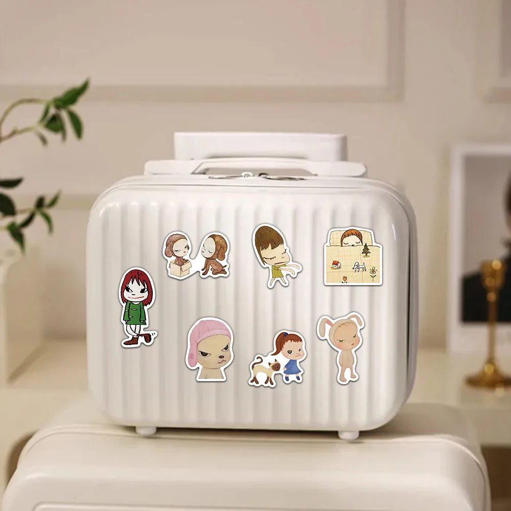 Yoshitomo Nara Inspired Waterproof Sticker Pack