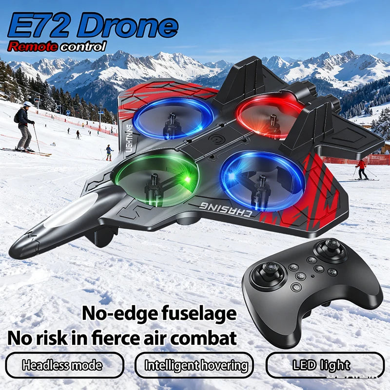 Foam RC Stunt Airplane with LED Lights and 360° Flips