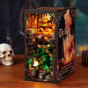 DIY Book Nook Kit – Magic House Wooden 3D Puzzle Bookshelf Insert