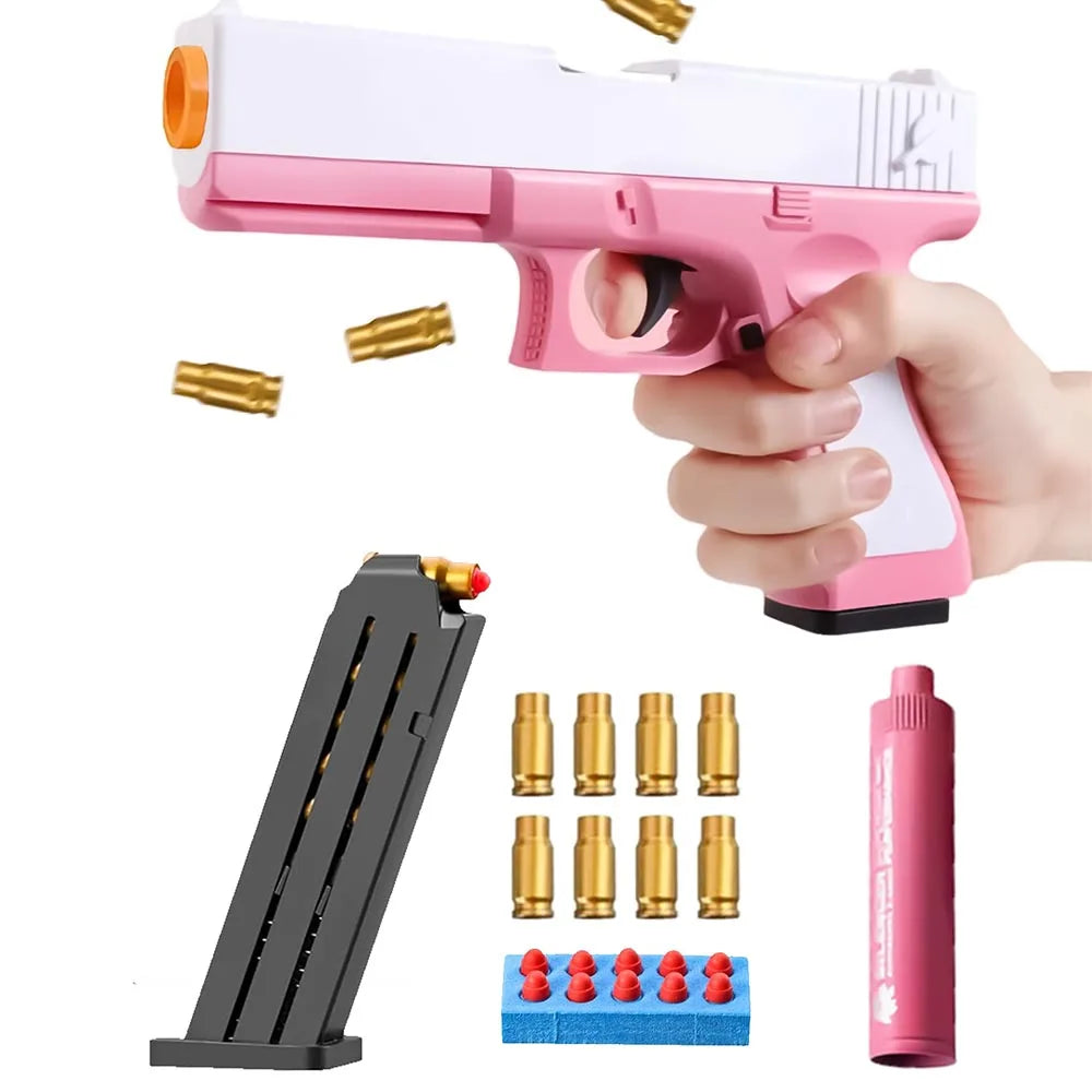 Foam Dart Blaster Toy Gun with Soft Bullets