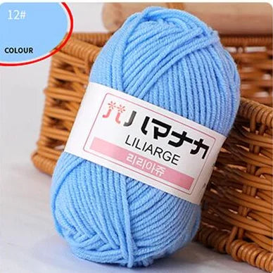 Milk Cotton Chenille Yarn for Soft Baby Knitting & Crochet