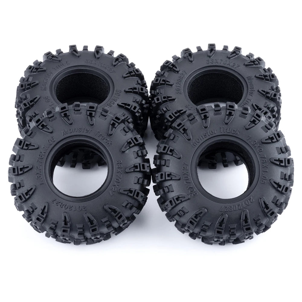 Mud Terrain RC Tires for 1/18 and 1/24 Micro Crawlers