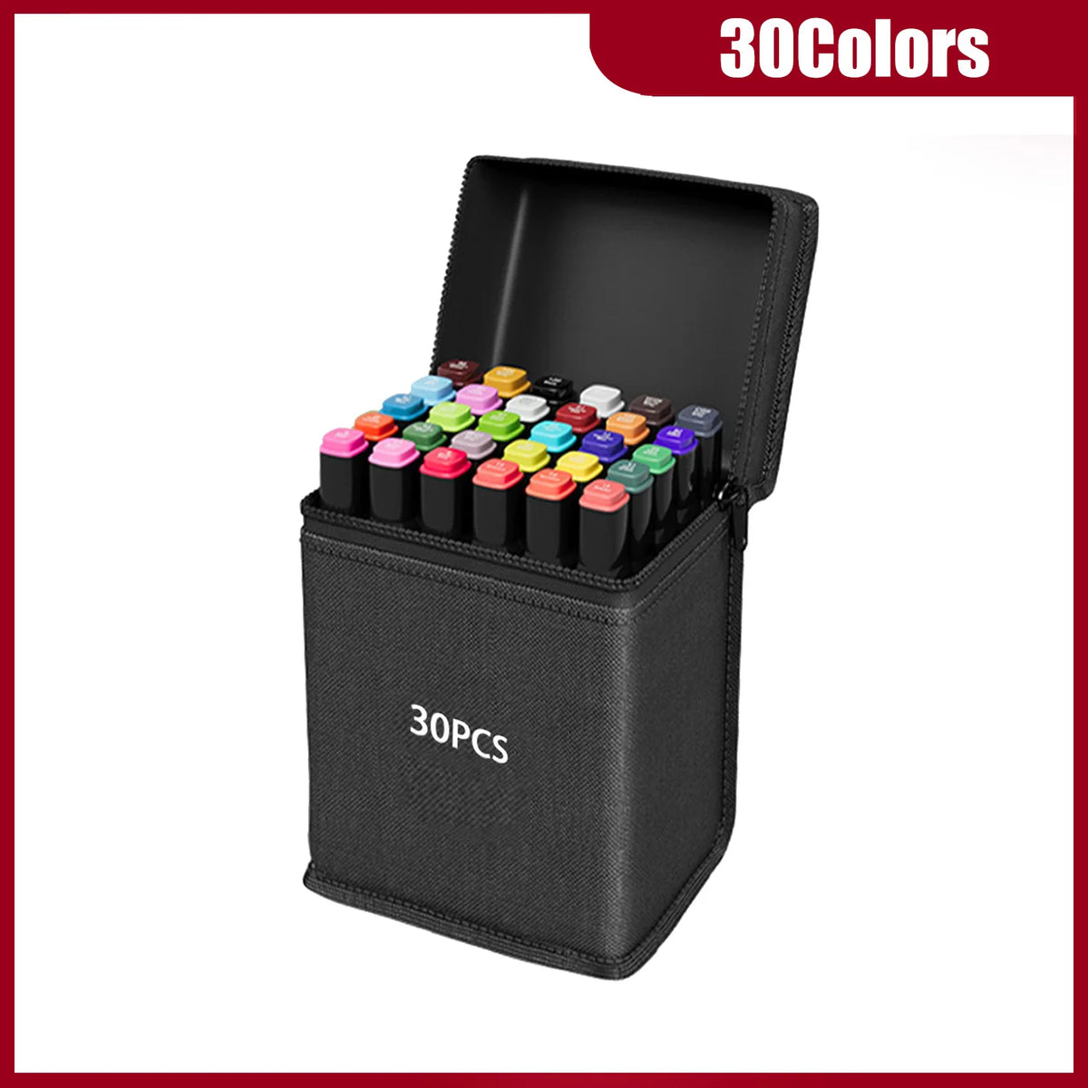 Dual-Tip Alcohol Art Markers – 24 to 262 Color Sets for Illustration & DIY