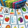 Toddler Animal & Fruit Puzzle Cards with Truck Matching Game