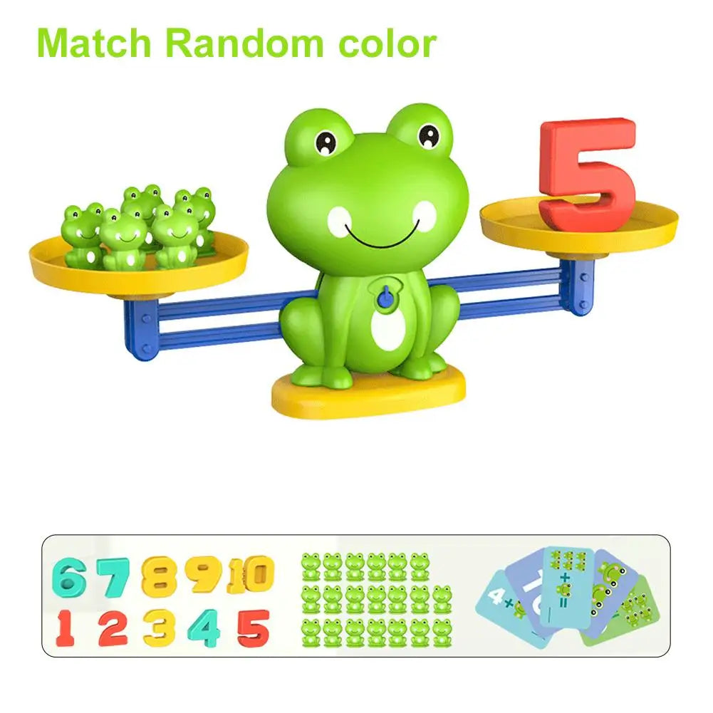 Frog Balance Math Learning Toy for Kids
