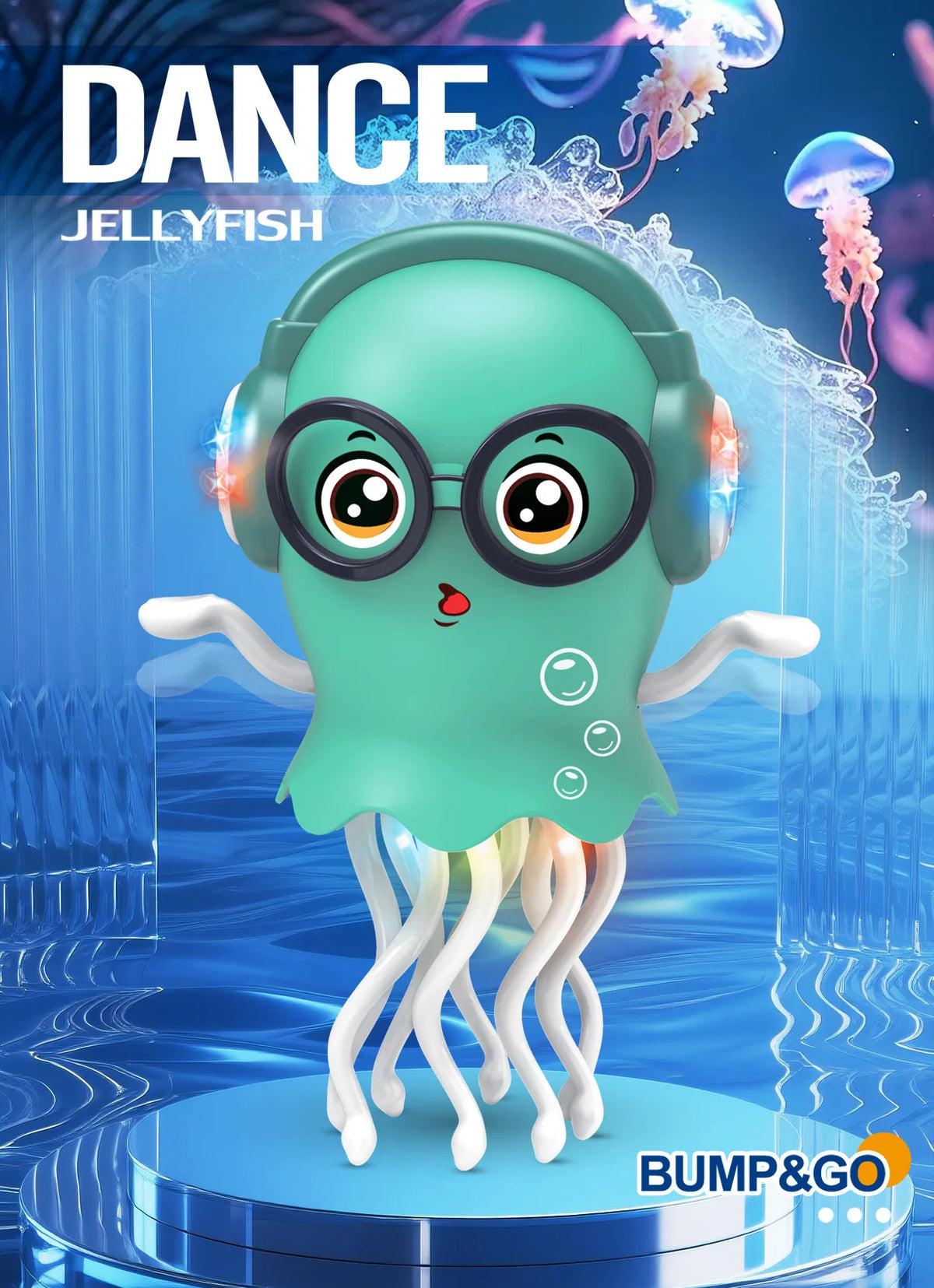Dancing Jellyfish Robot Toy with Music and Lights