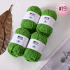 Soft Milk Cotton Yarn Value Pack - 4 Balls for Knitting & Crochet
