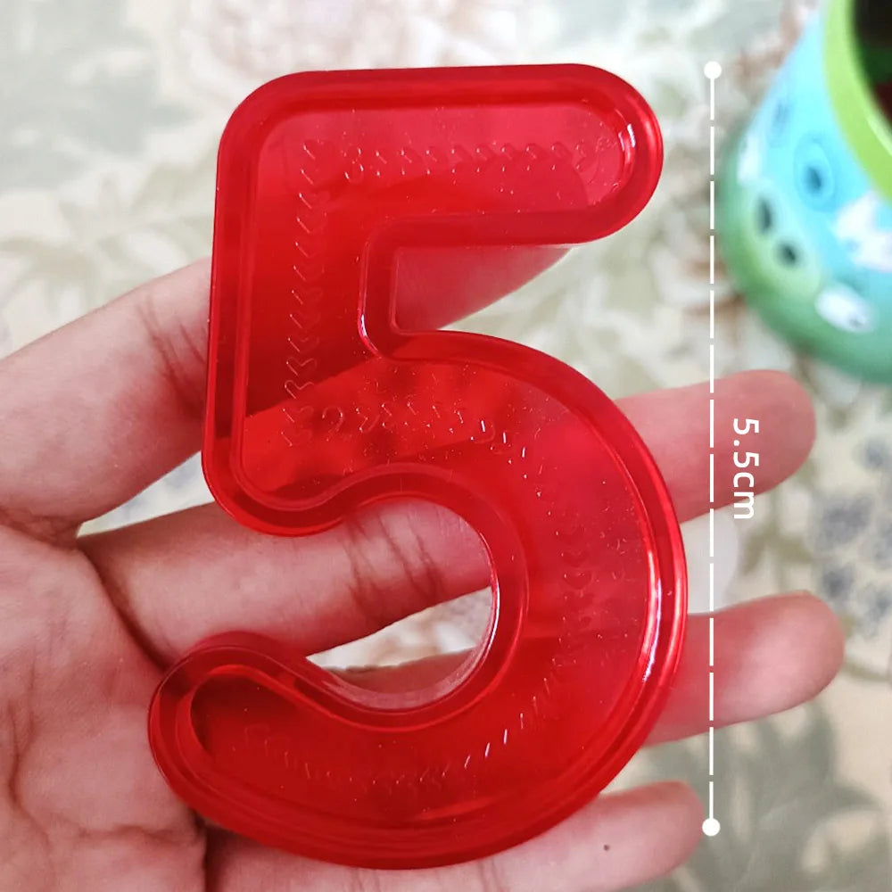 Montessori Transparent Number Set for Light Table Learning