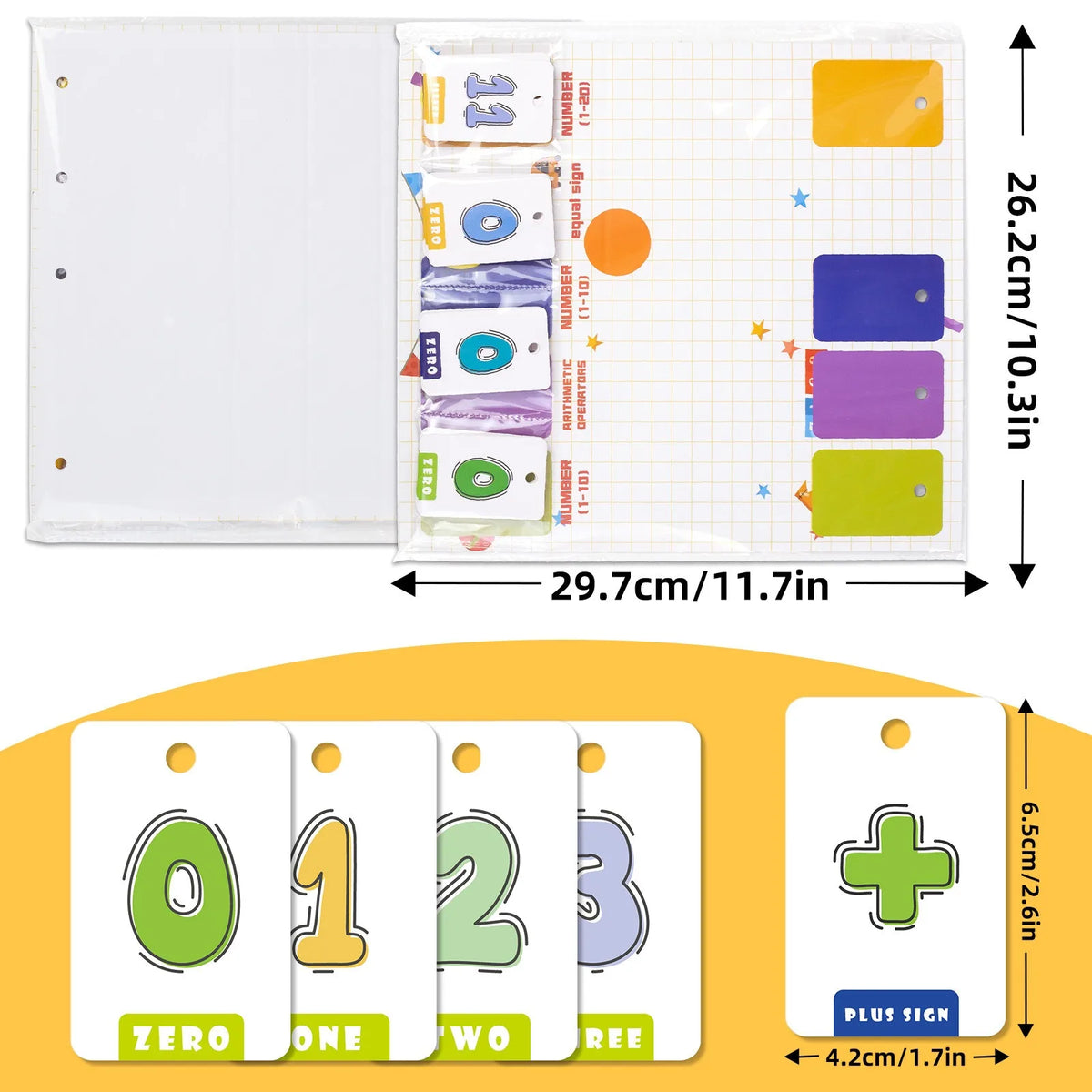 Interactive English Learning Flip Chart for Kids