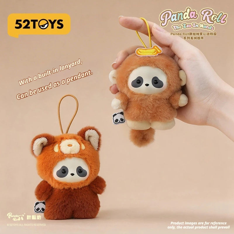 Adorable Panda Plush Keychain - Cute Pendant for Bags & Backpacks