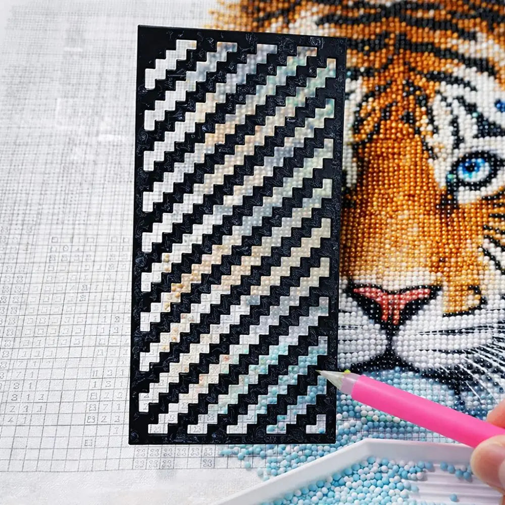Zigzag Diamond Painting Alignment Ruler