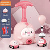 Balloon-Powered Car Science Toy with Launcher Tower