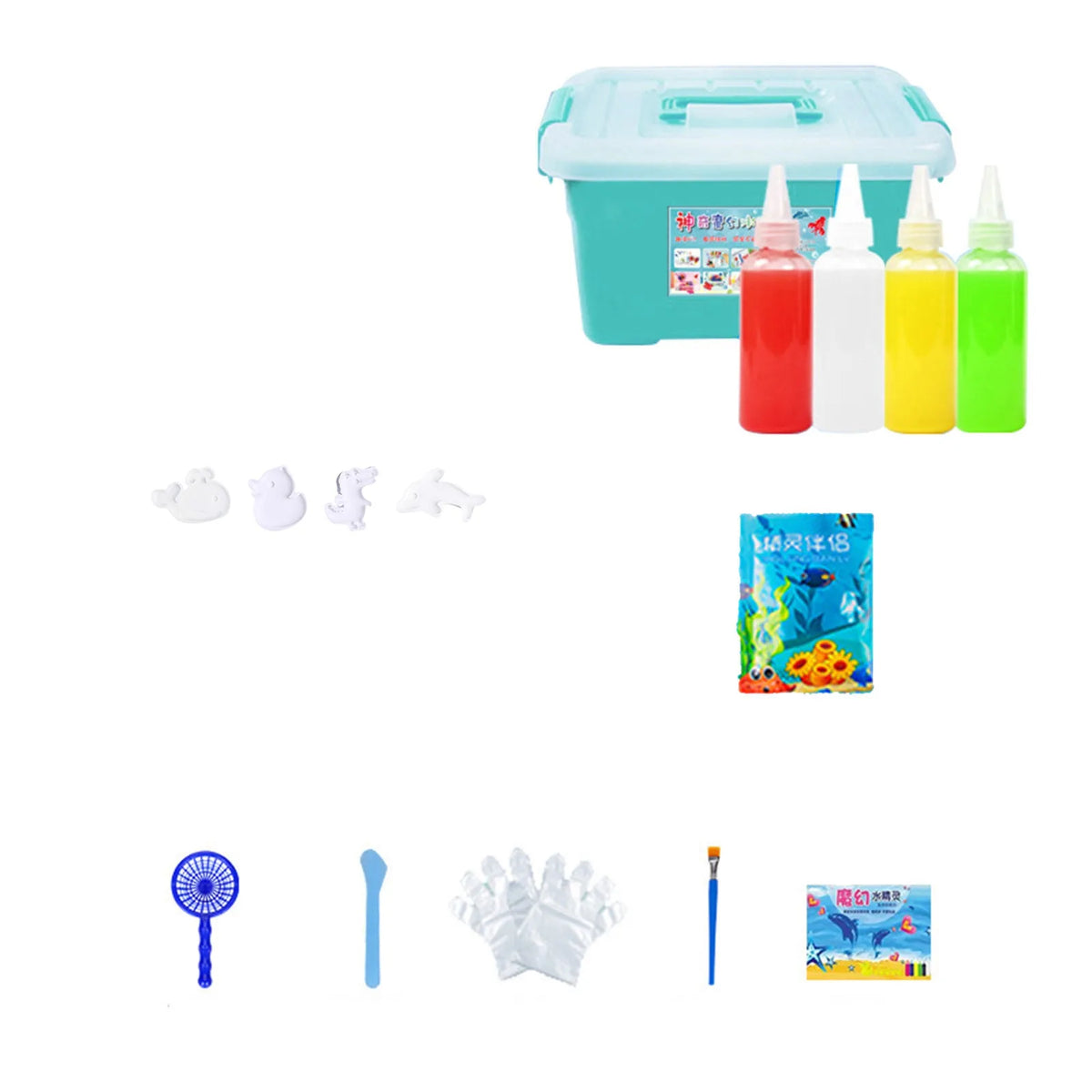 Magic Water Elf DIY Craft Kit – Create Colorful Ocean Creatures