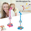 Kids Karaoke Microphone Stand Set with Party Lights