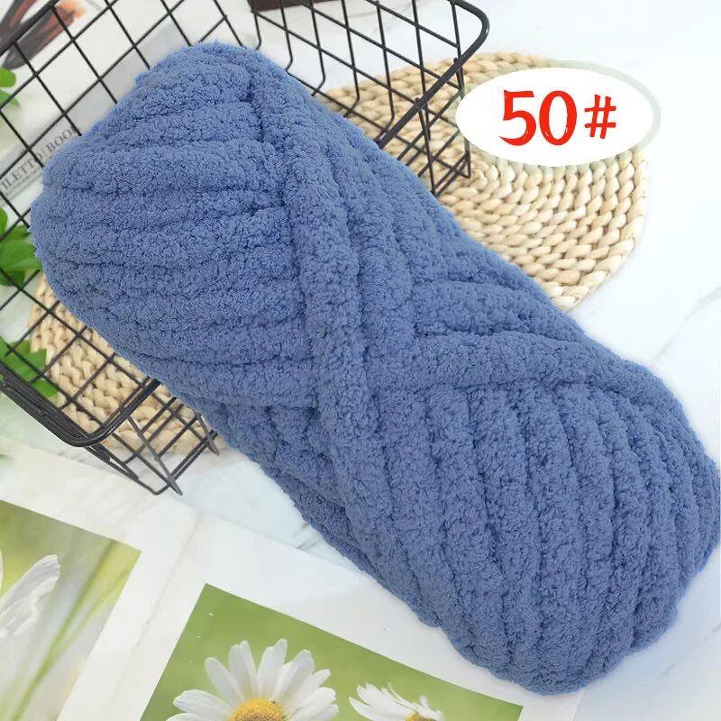 Extra Thick Chenille Yarn for Hand Knitting