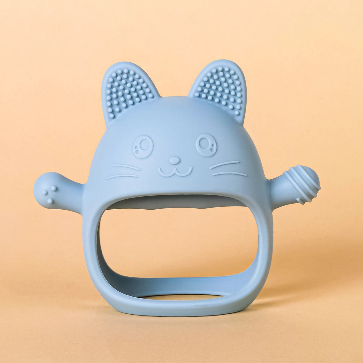 Chick-Shaped Silicone Teether Gloves for Babies