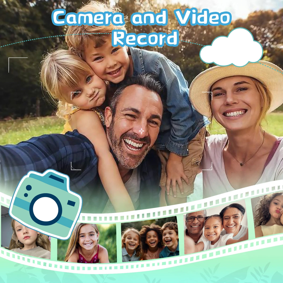 Kids' Learning Phone with 200+ Educational Games and Dual Cameras