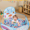 Foldable Kids Ball Pit with Basketball Hoop