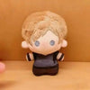 A plush doll set featuring characters Leon and Ashley from Resident Evil 9