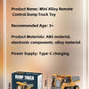 1:64 Scale Remote Control Engineering Vehicle with Lights and Sounds