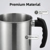 Stainless Steel Wax Melting Pitcher with Anti-Drip Spout