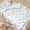 Baby Bear Print Cotton Gauze Swaddle Blanket