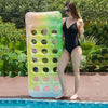 Oversized Inflatable Pool Lounger with Headrest