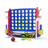 4-in-1 Giant Outdoor Game Set with Basketball Hoop & Ring Toss