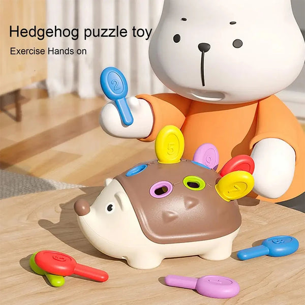 Hedgehog Montessori Fine Motor Skills Toy for Toddlers
