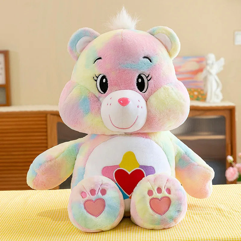 Rainbow Bear Plush Toy – Soft & Colorful Companion