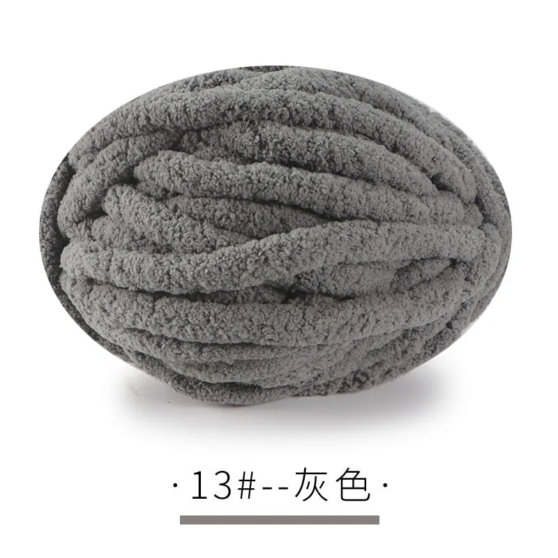 Chunky Chenille Yarn for Knitting and Crochet