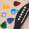 Adhesive Guitar Pick Holder with Celluloid Picks Set