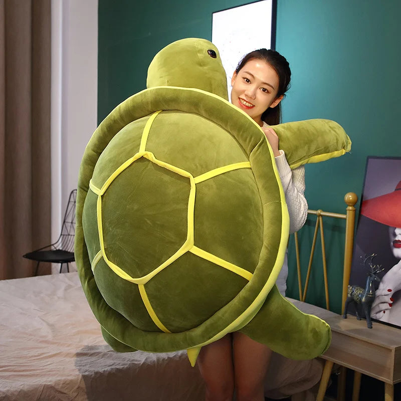 Kawaii Tortoise Plush Toy – Soft Cute Sea Turtle Stuffed Pillow