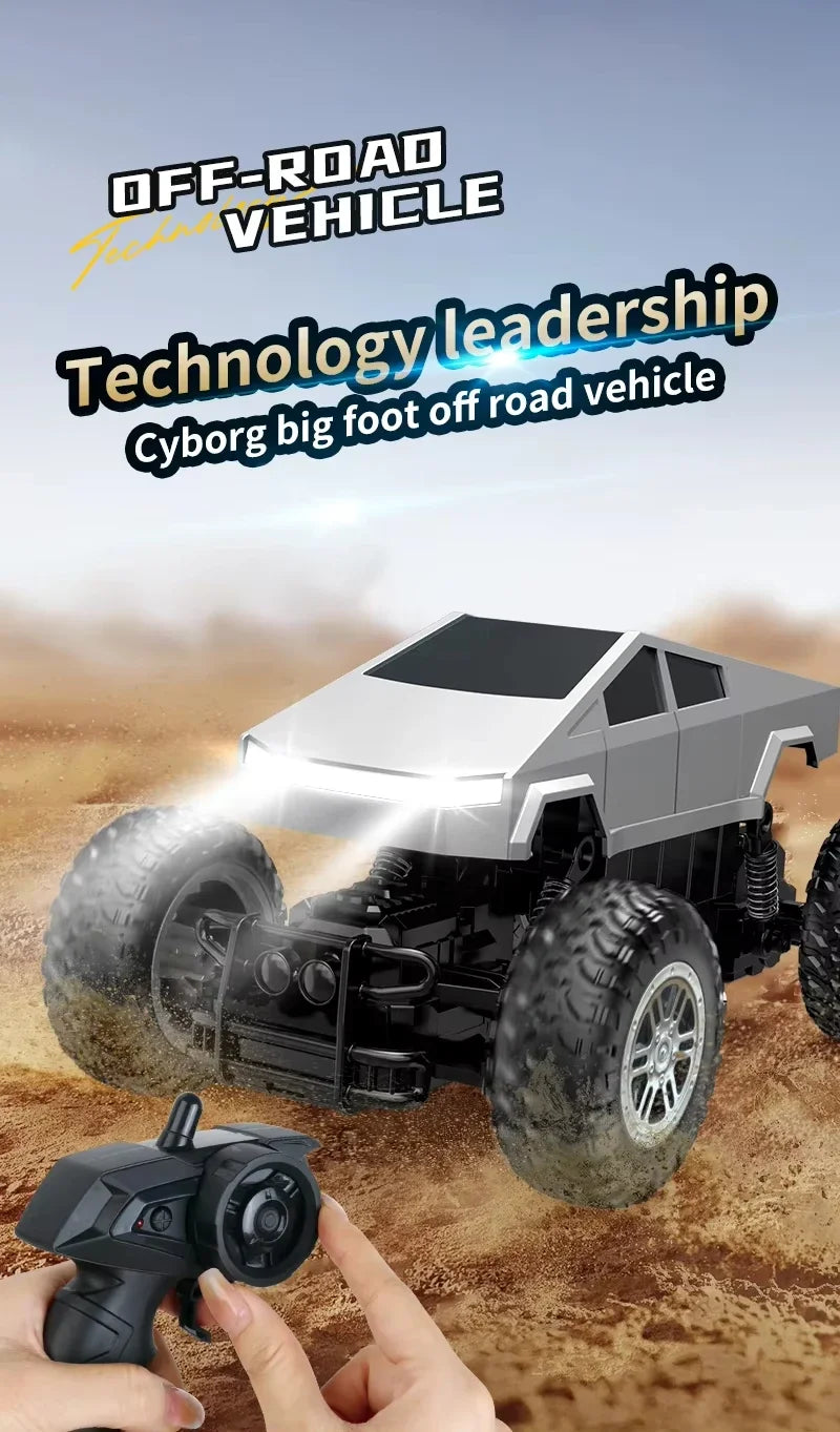 Amphibious 4WD RC Monster Truck – Waterproof Off-Road Remote Control Car