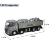 Diecast Engineering Vehicle Set for Kids - 4-Piece Construction Toy Collection