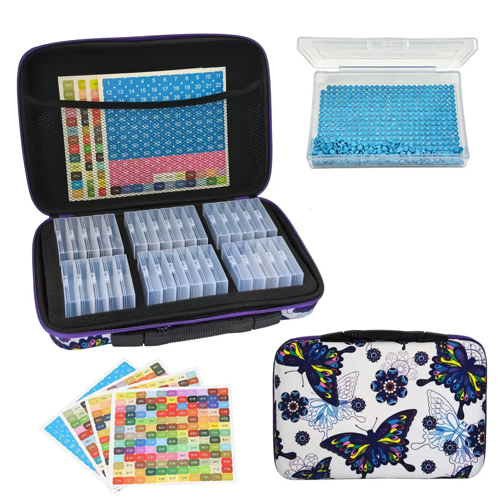 Diamond Painting Storage Trays with Lids (32 or 64 Grids)