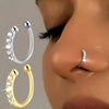 Adjustable Hypoallergenic Fake Nose Ring in Silver or Gold