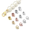 Metal Crimp End Beads for Jewelry Making - Stopper and Positioning Clasps