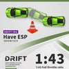 1:43 Scale RC Drift Car with Gyro Stabilization