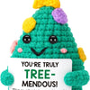 Handmade Crochet Emotional Support Jesus Doll with Card