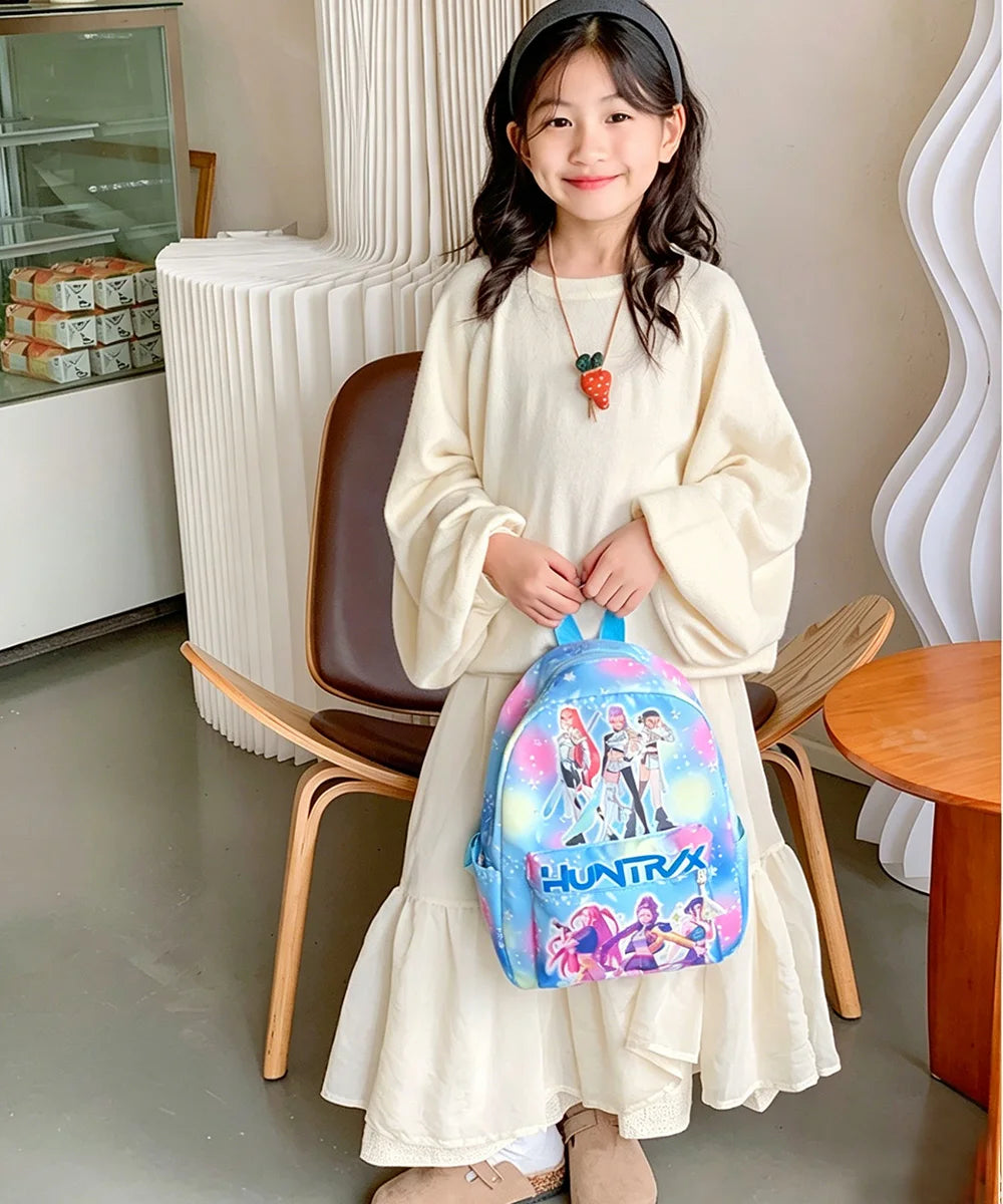 Purple 10-Inch Lightweight School Backpack for Kids